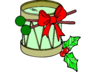 Sticker Custom Preview Image #070230 Holidays Christmas General Drum2