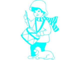 Sticker Custom Preview Image #070238 Holidays Christmas General Drummer Boy3
