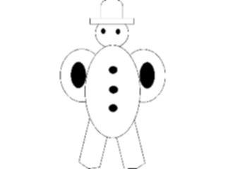Sticker Custom Preview Image #070255 Holidays Christmas General Gingerbread Man2