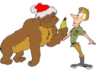 Sticker Custom Preview Image #070267 Holidays Christmas General Gorilla Trainer1