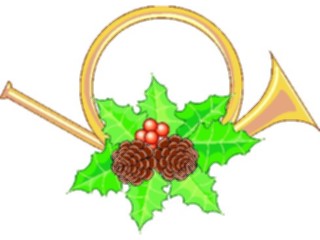 Sticker Custom Preview Image #070289 Holidays Christmas General Horn2