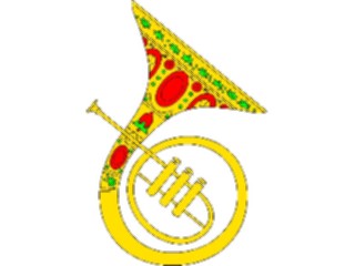 Sticker Custom Preview Image #070290 Holidays Christmas General Horn3
