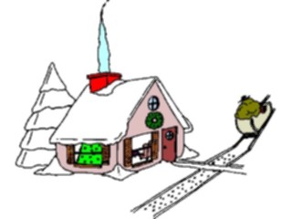Sticker Custom Preview Image #070296 Holidays Christmas General House