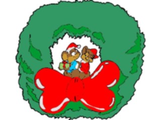 Sticker Custom Preview Image #070329 Holidays Christmas General Micein Wreath