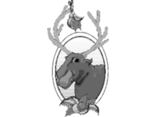 Sticker Custom Preview Image #070331 Holidays Christmas General Moose