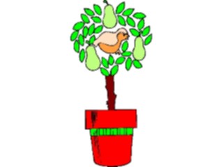 Sticker Custom Preview Image #070351 Holidays Christmas General Partridgein Pear Tree3