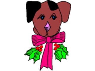 Sticker Custom Preview Image #070363 Holidays Christmas General Puppy