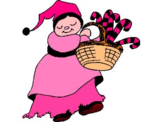 Sticker Custom Preview Image #070415 Holidays Christmas General Woman Candy Canes