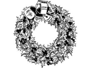 Sticker Custom Preview Image #070422 Holidays Christmas General Wreath01