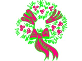 Sticker Custom Preview Image #070465 Holidays Christmas General Wreath44