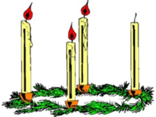 Sticker Custom Preview Image #070474 Holidays Christmas General Wreath Advent2