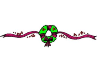 Sticker Custom Preview Image #070475 Holidays Christmas General Wreath Border1