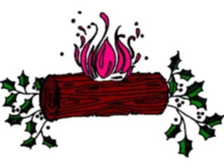 Sticker Custom Preview Image #070489 Holidays Christmas General Yule Log1