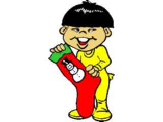 Sticker Custom Preview Image #070494 Holidays Christmas Gifts Stockings Baby Stocking2