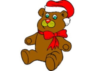Sticker Custom Preview Image #070507 Holidays Christmas Gifts Stockings Bear4
