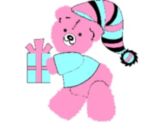 Sticker Custom Preview Image #070508 Holidays Christmas Gifts Stockings Bear Gift1