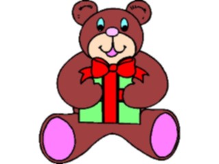 Sticker Custom Preview Image #070510 Holidays Christmas Gifts Stockings Bear Gift3