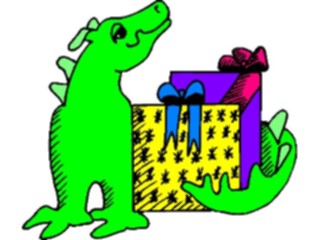 Sticker Custom Preview Image #070536 Holidays Christmas Gifts Stockings Dinosaur Gifts1
