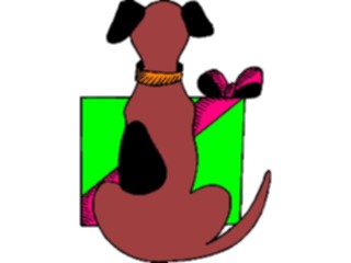 Sticker Custom Preview Image #070539 Holidays Christmas Gifts Stockings Dog Gift