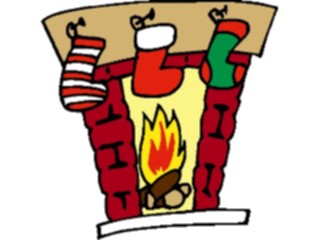 Sticker Custom Preview Image #070542 Holidays Christmas Gifts Stockings Fireplace Stockings2