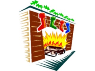 Sticker Custom Preview Image #070543 Holidays Christmas Gifts Stockings Fireplace Stockings3