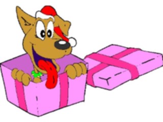 Sticker Custom Preview Image #070594 Holidays Christmas Gifts Stockings Gift Puppy1