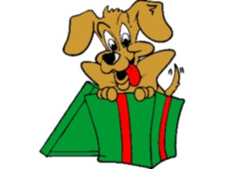 Sticker Custom Preview Image #070595 Holidays Christmas Gifts Stockings Gift Puppy2