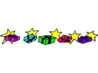 Sticker Custom Preview Image #070638 Holidays Christmas Gifts Stockings Gifts Border1