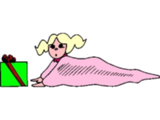 Sticker Custom Preview Image #070651 Holidays Christmas Gifts Stockings Girl Gift