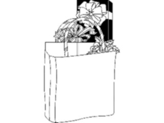 Sticker Custom Preview Image #070685 Holidays Christmas Gifts Stockings Shopping Bag Frame