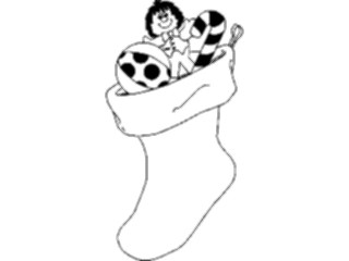 Sticker Custom Preview Image #070703 Holidays Christmas Gifts Stockings Stocking16