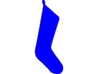 Sticker Custom Preview Image #070744 Holidays Christmas Gifts Stockings Stocking Silhouette