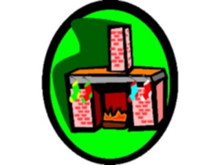 Sticker Custom Preview Image #070752 Holidays Christmas Gifts Stockings Stockingson Mantle3