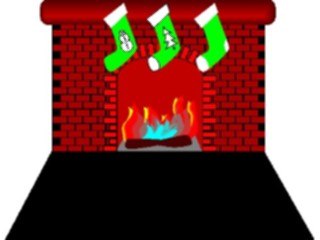Sticker Custom Preview Image #070753 Holidays Christmas Gifts Stockings Stockingson Mantle4
