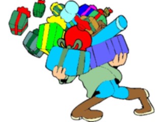 Sticker Custom Preview Image #070758 Holidays Christmas Gifts Stockings Too Many Gifts