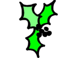 Sticker Custom Preview Image #070827 Holidays Christmas Holly Mistletoe Holly49