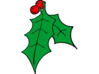 Sticker Custom Preview Image #070832 Holidays Christmas Holly Mistletoe Holly54