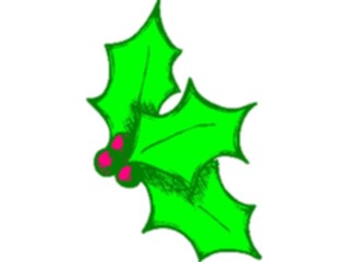 Sticker Custom Preview Image #070840 Holidays Christmas Holly Mistletoe Holly62