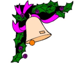 Sticker Custom Preview Image #070849 Holidays Christmas Holly Mistletoe Holly Bell Border1
