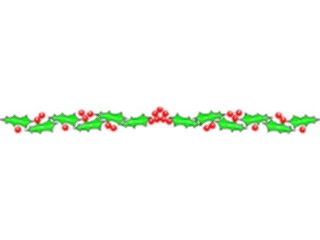 Sticker Custom Preview Image #070871 Holidays Christmas Holly Mistletoe Holly Border06