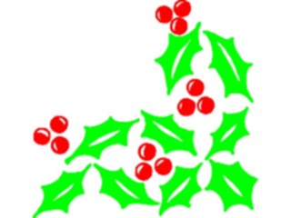 Sticker Custom Preview Image #070898 Holidays Christmas Holly Mistletoe Holly Corner13