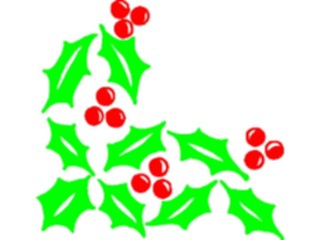 Sticker Custom Preview Image #070899 Holidays Christmas Holly Mistletoe Holly Corner14