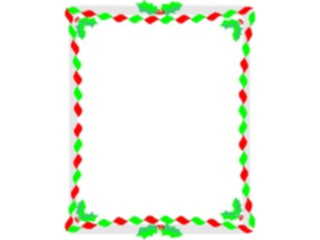 Sticker Custom Preview Image #070903 Holidays Christmas Holly Mistletoe Holly Frame04