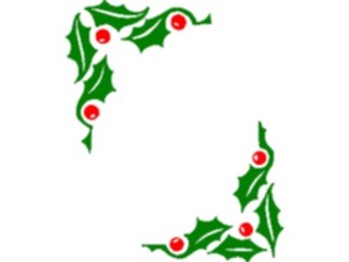 Sticker Custom Preview Image #070911 Holidays Christmas Holly Mistletoe Holly Frame12