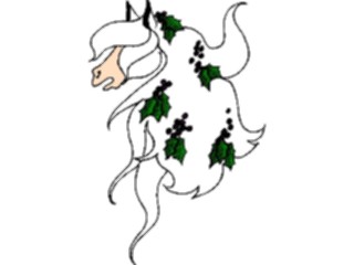 Sticker Custom Preview Image #070929 Holidays Christmas Holly Mistletoe Horsewith Holly1