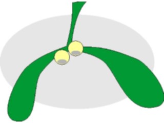 Sticker Custom Preview Image #070934 Holidays Christmas Holly Mistletoe Mistletoe2