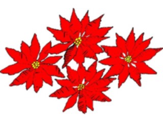 Sticker Custom Preview Image #070950 Holidays Christmas Holly Mistletoe Poinsettia09