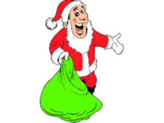 Sticker Custom Preview Image #070981 Holidays Christmas Santa Reindeer Costume Santa