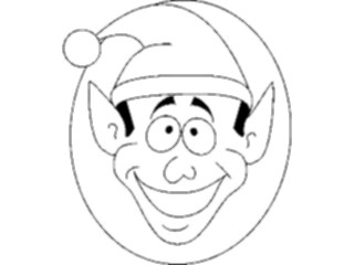 Sticker Custom Preview Image #070983 Holidays Christmas Santa Reindeer Elf02