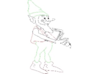 Sticker Custom Preview Image #070985 Holidays Christmas Santa Reindeer Elf04